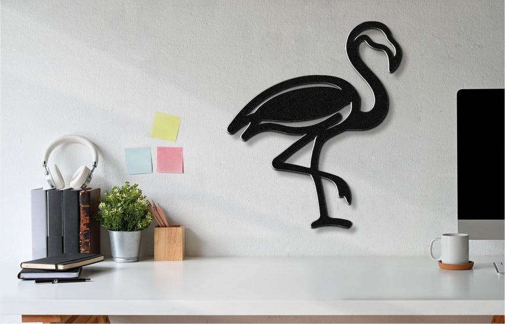 Flamingo Metal Wall Art