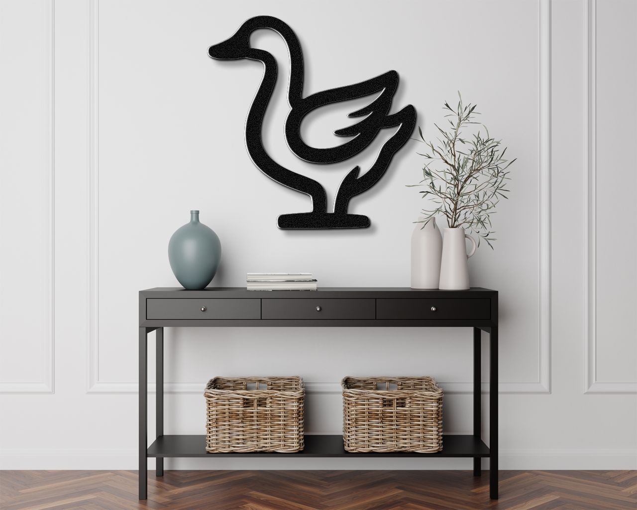 Goose Metal Wall Art