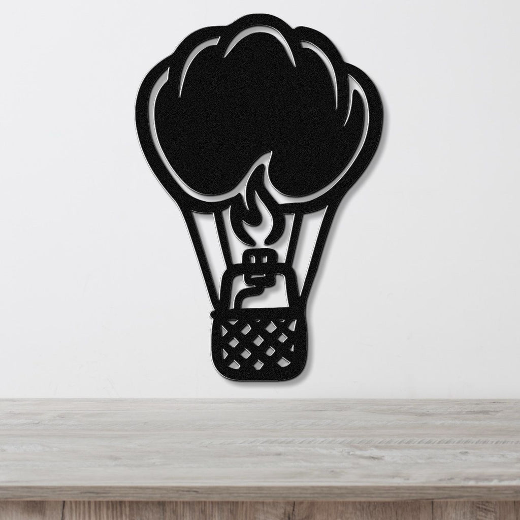 Hot Air Balloon Metal Wall Art