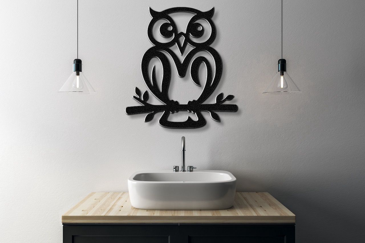 Owl Metal Wall Art
