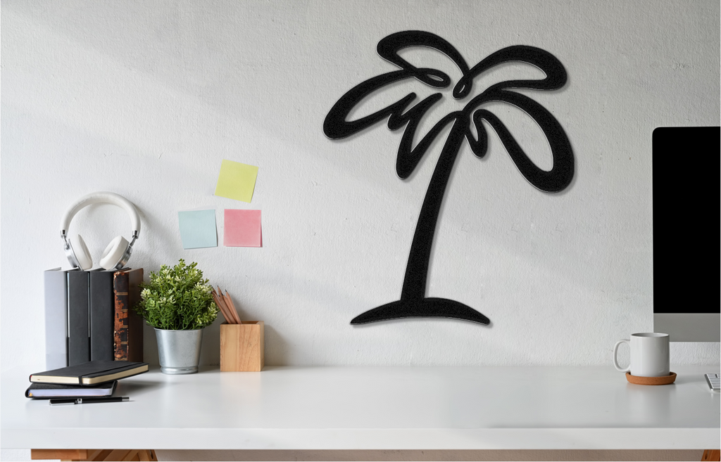 Palm Tree Metal Wall Art