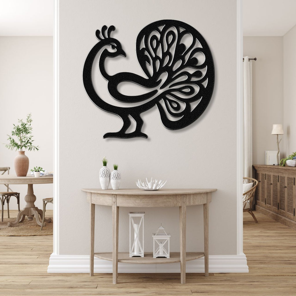 Peacock Metal Wall Art