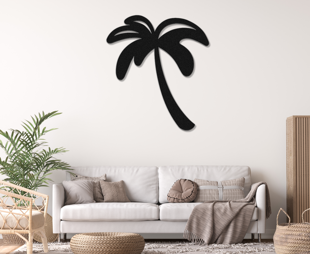 Palm Tree Metal Wall Art