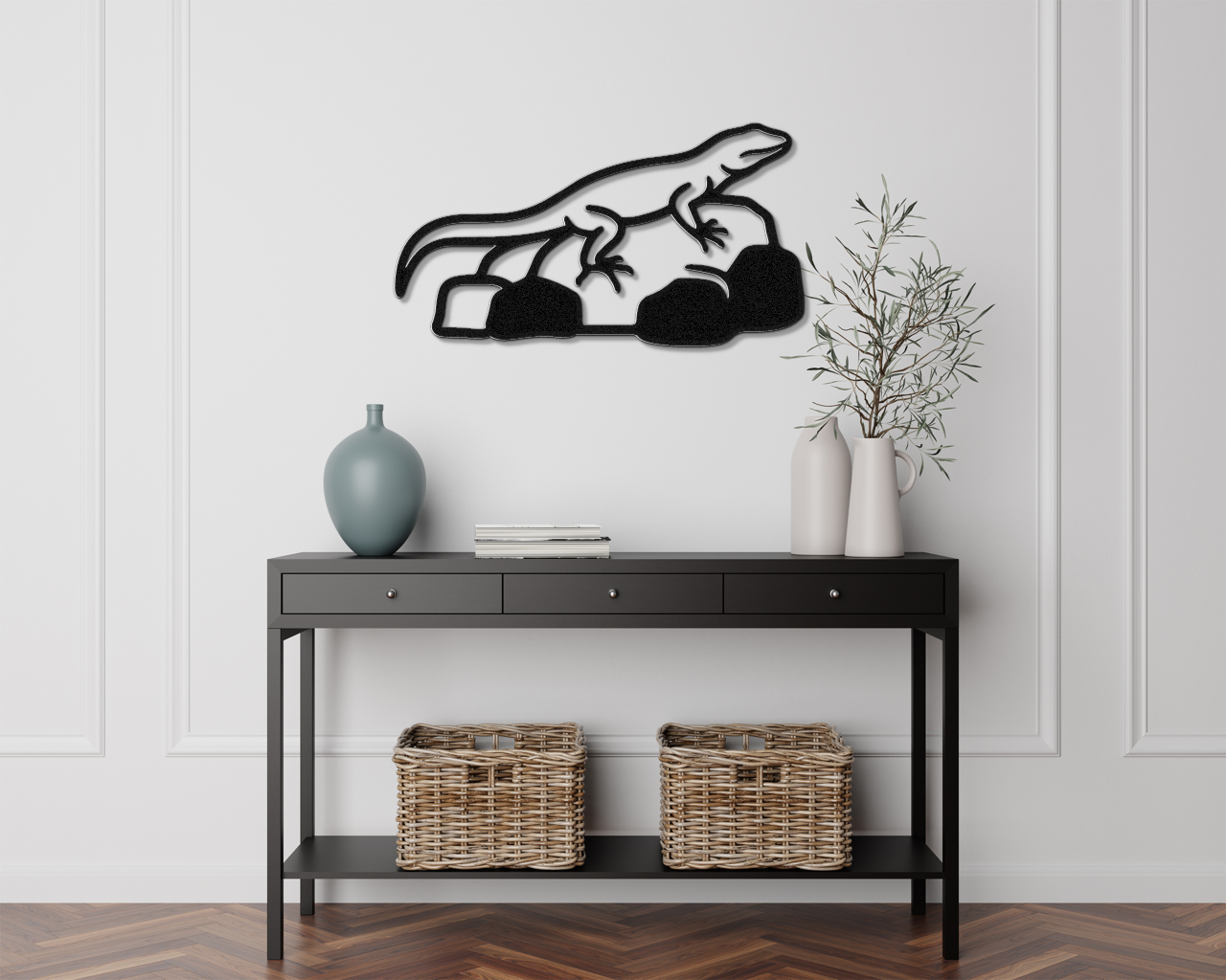 Lizard Metal Wall Art