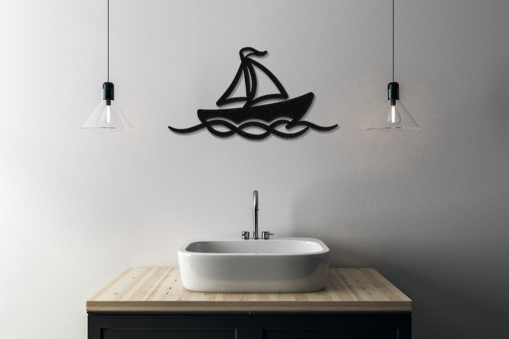 Sailboat Metal Wall Art