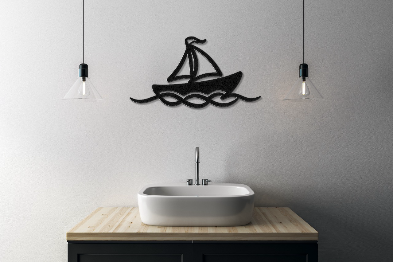 Sailboat Metal Wall Art