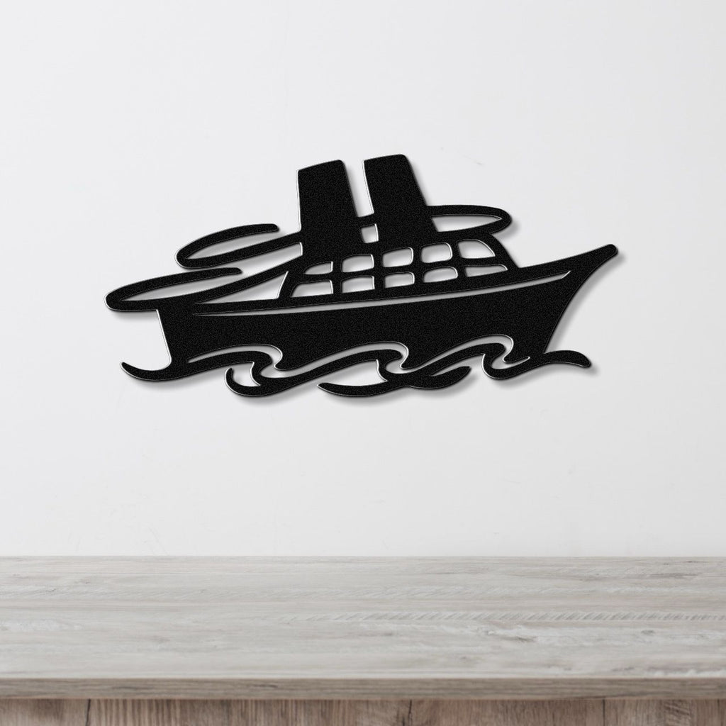 Cruise Ship Metal Wall Art