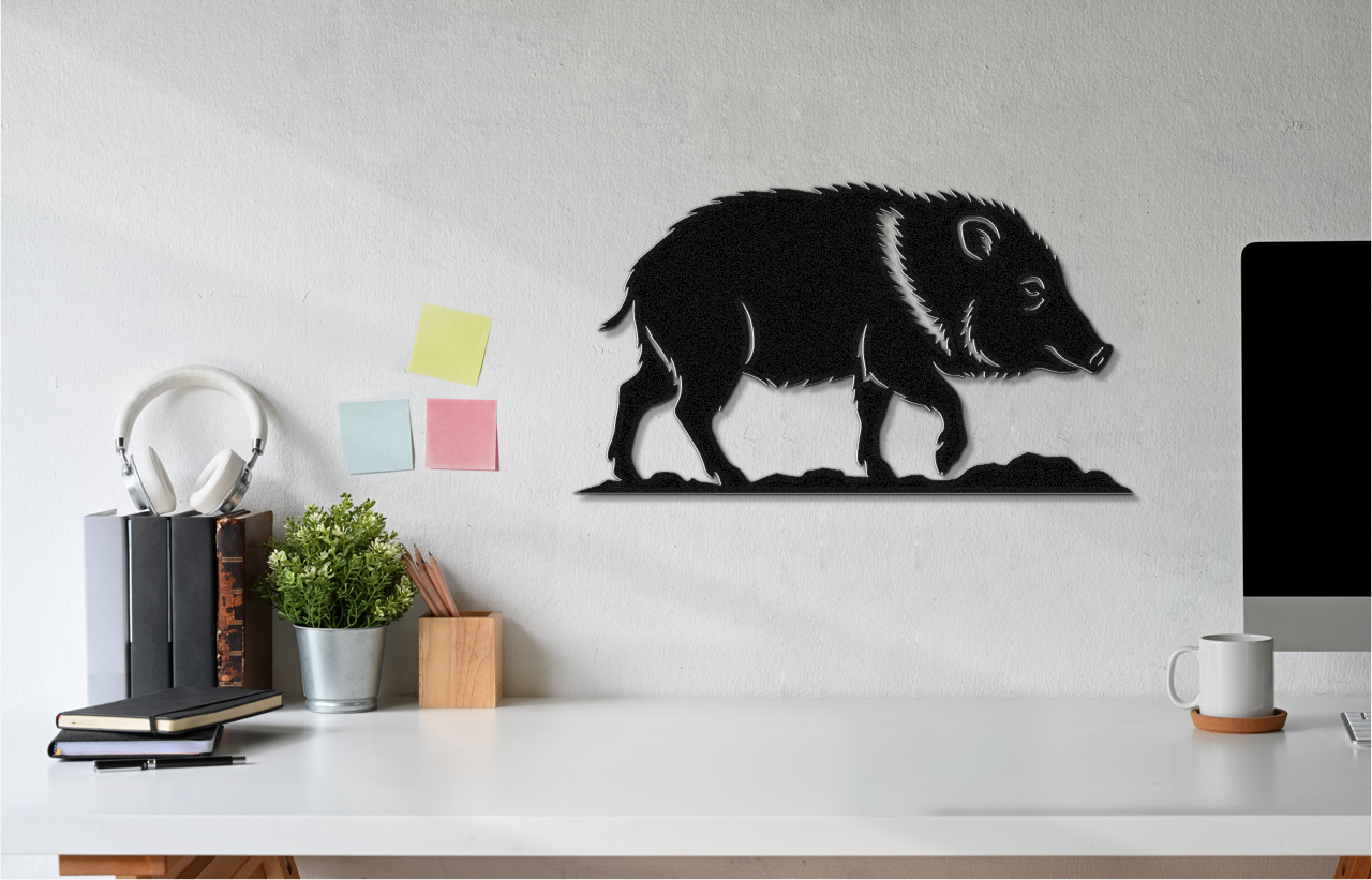 Javelina Metal Wall Art