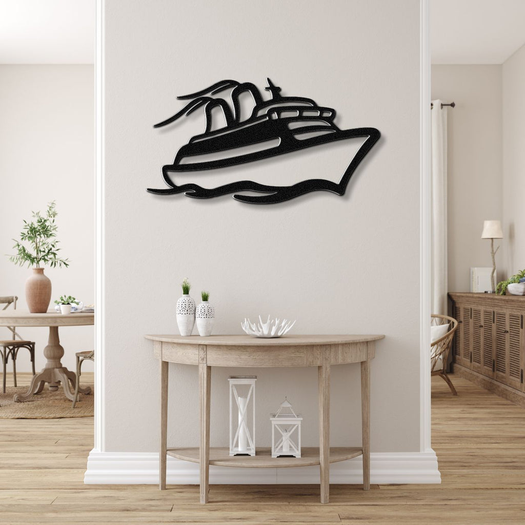 Cruise Ship Metal Wall Art