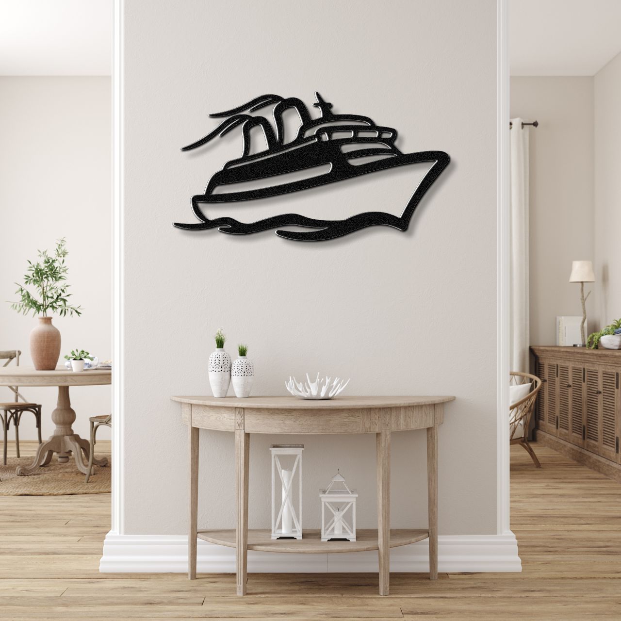Cruise Ship Metal Wall Art