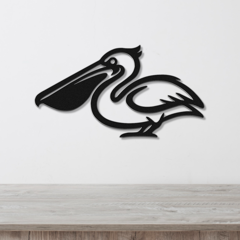 Pelican Metal Wall Art