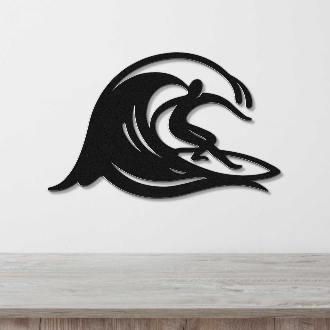 Surfer Metal Wall Art