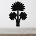 Fan Palm Tree Metal Wall Art