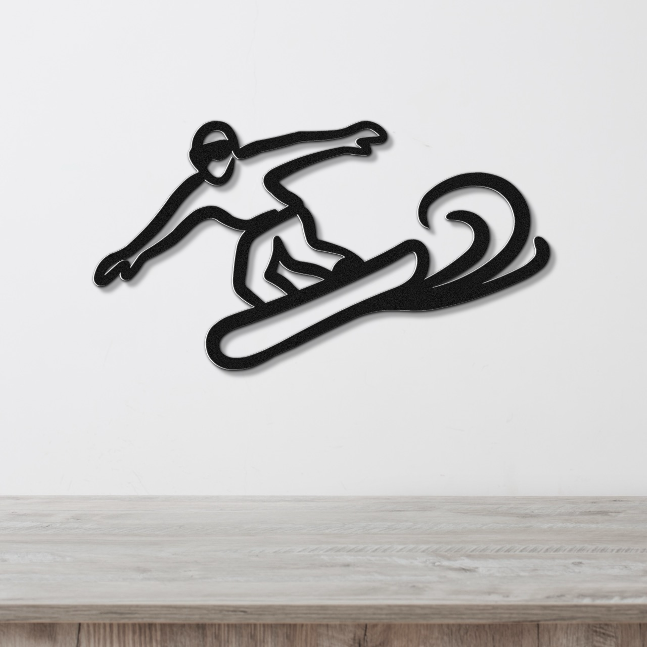 Snowboarding Metal Wall Art