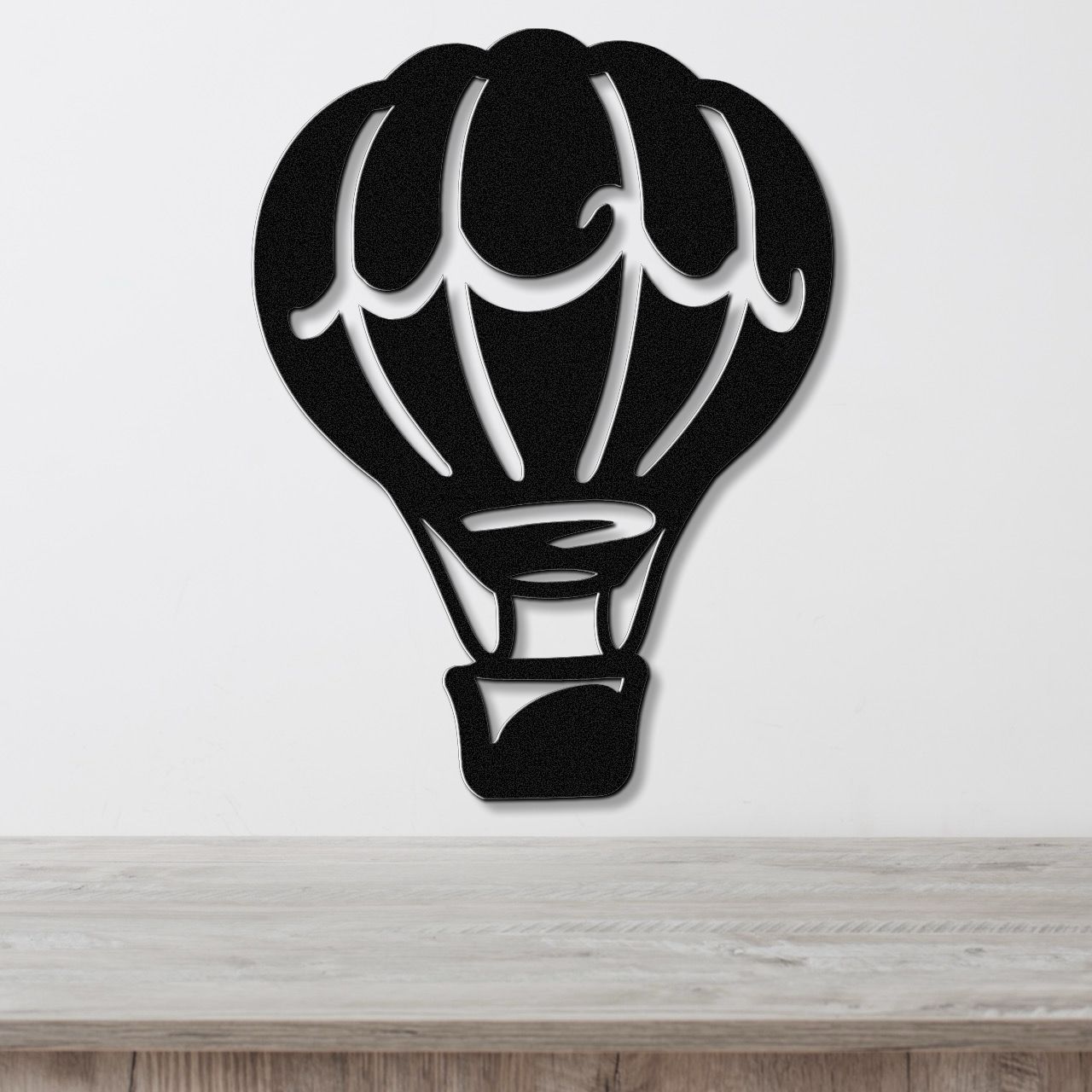 Hot Air Balloon Metal Wall Art
