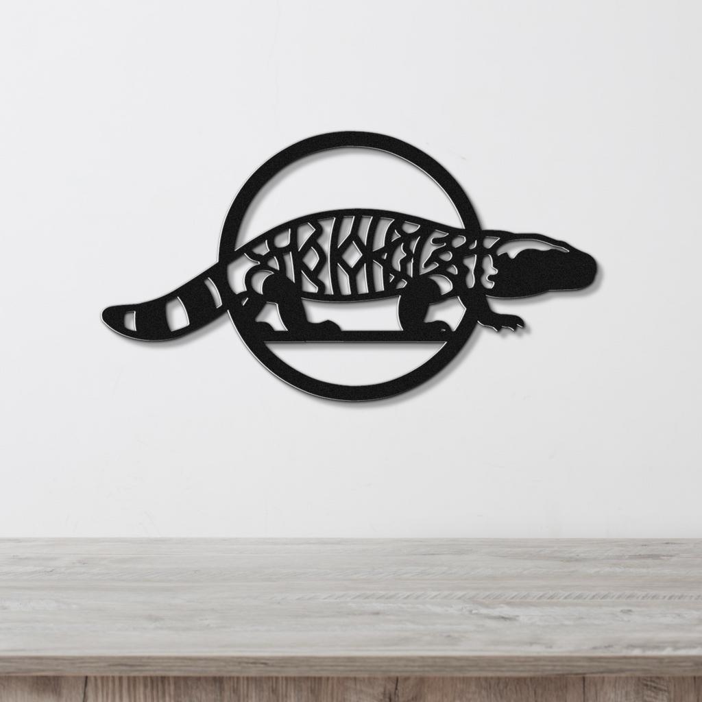 Gila Monster Metal Wall Art