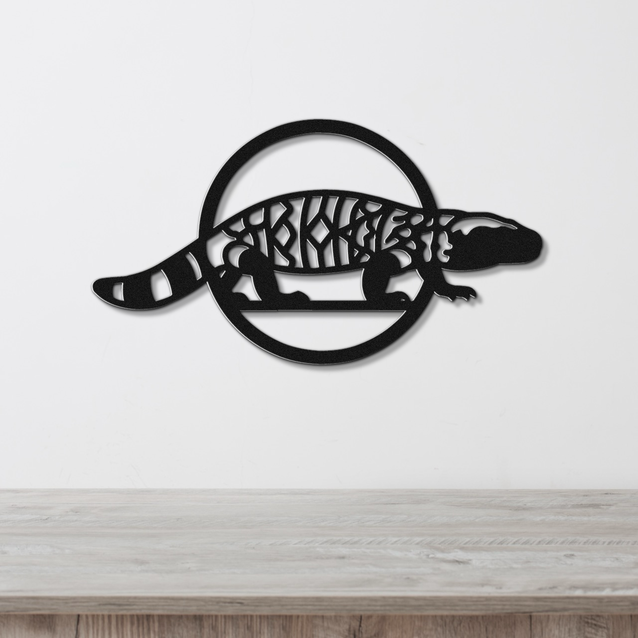 Gila Monster Metal Wall Art