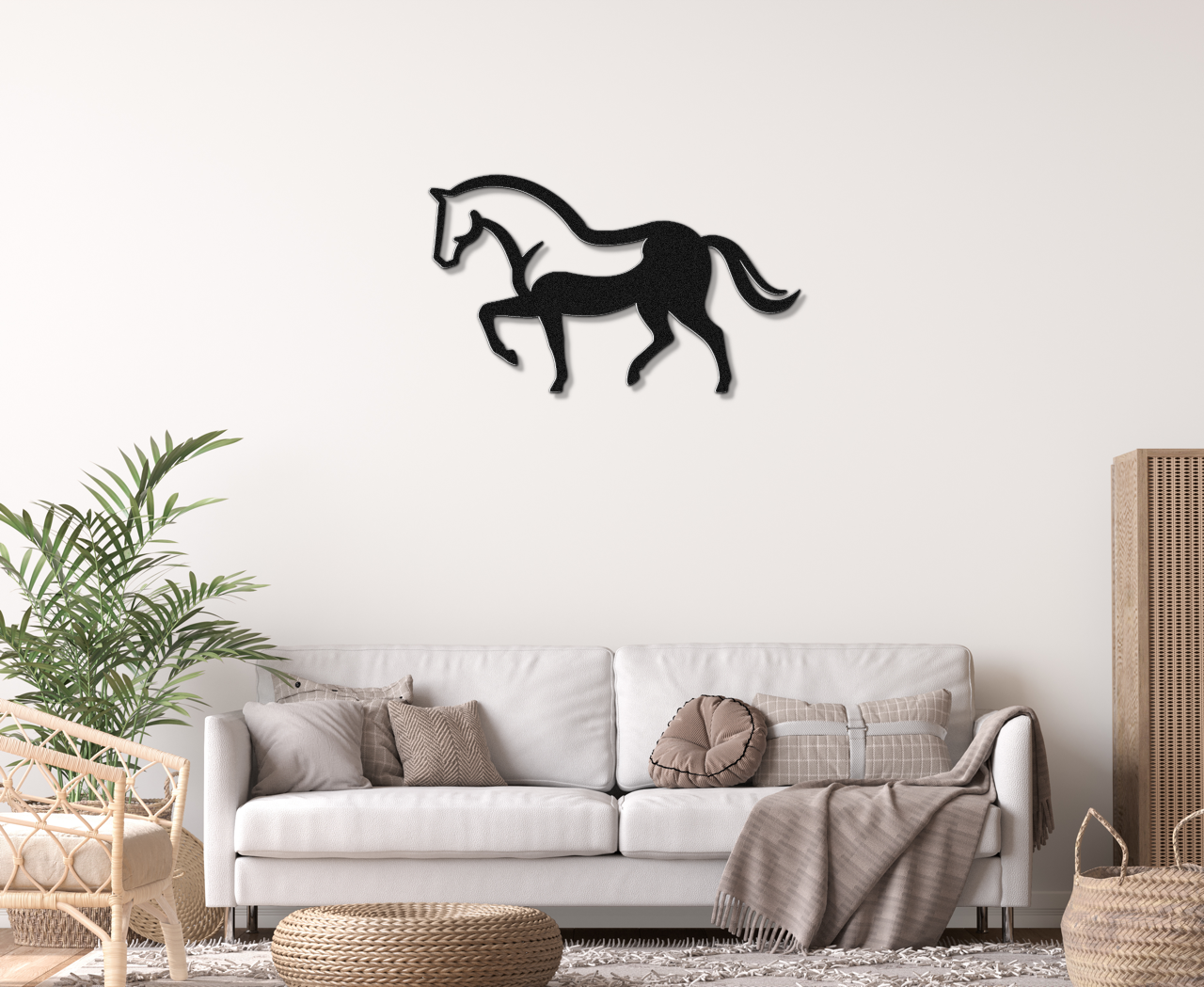 Horse Metal Wall Art