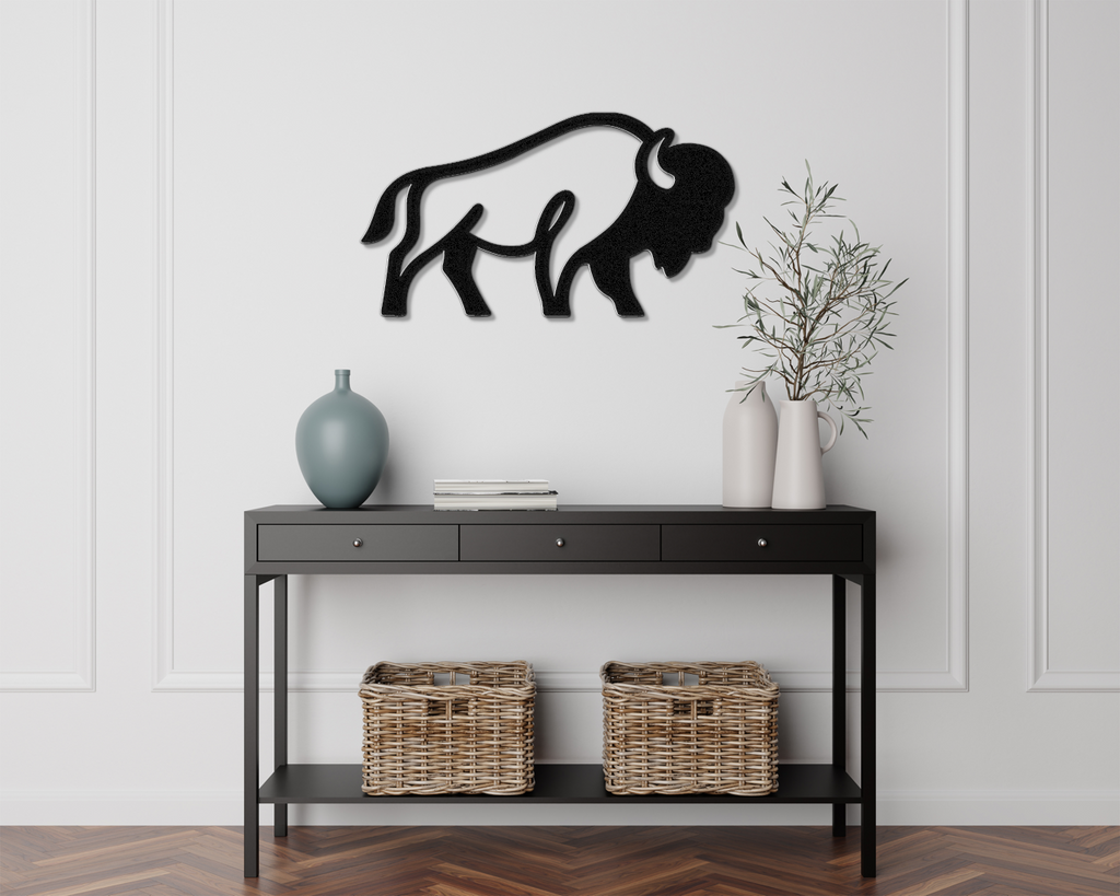 Buffalo Metal Wall Art