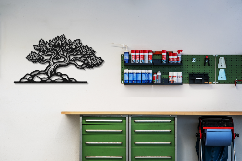 Fire Juniper Tree Metal Wall Art