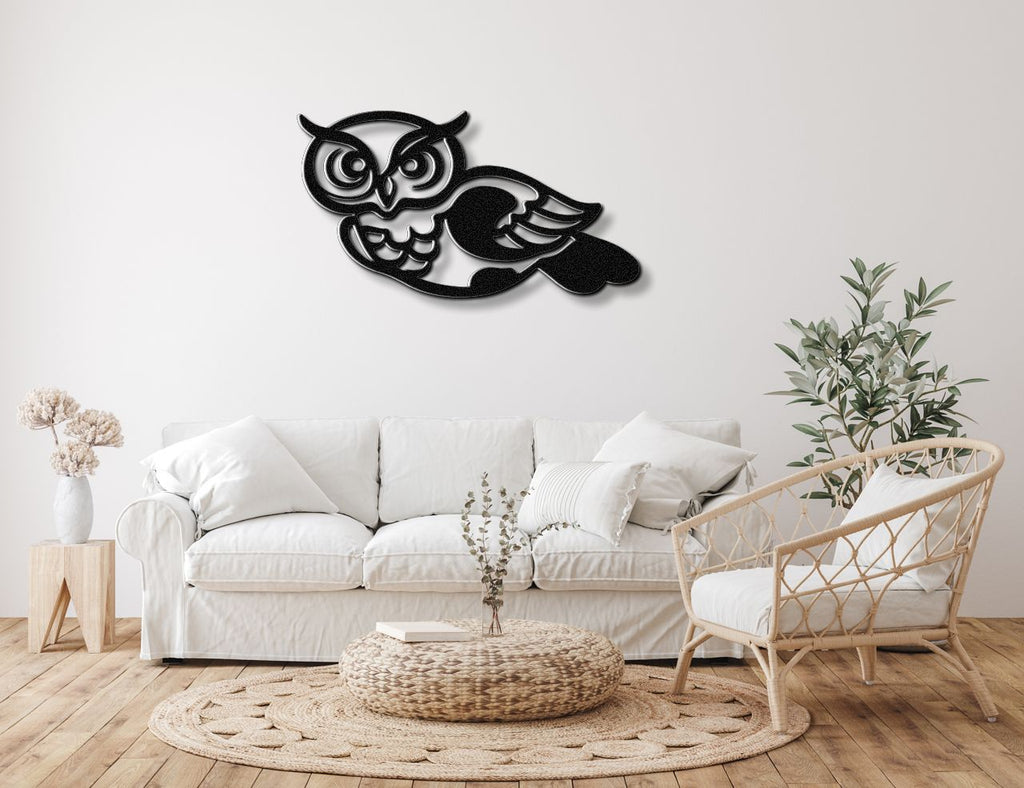 Owl Metal Wall Art