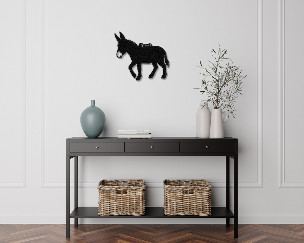 Burro Metal Wall Art