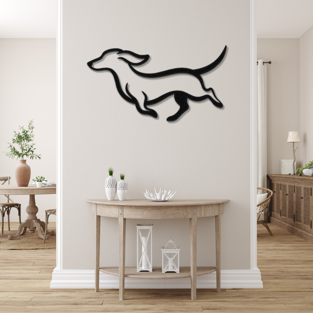 Dachshund Metal Wall Art