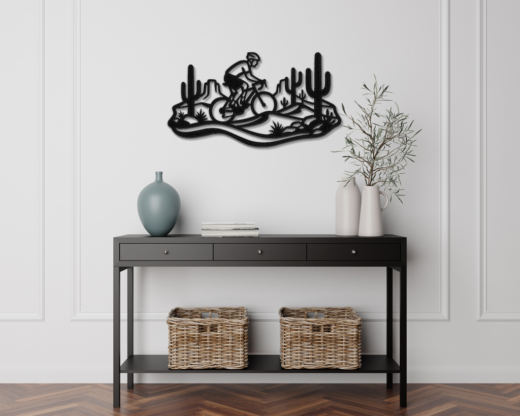 Arizona Cycling Metal Wall Art