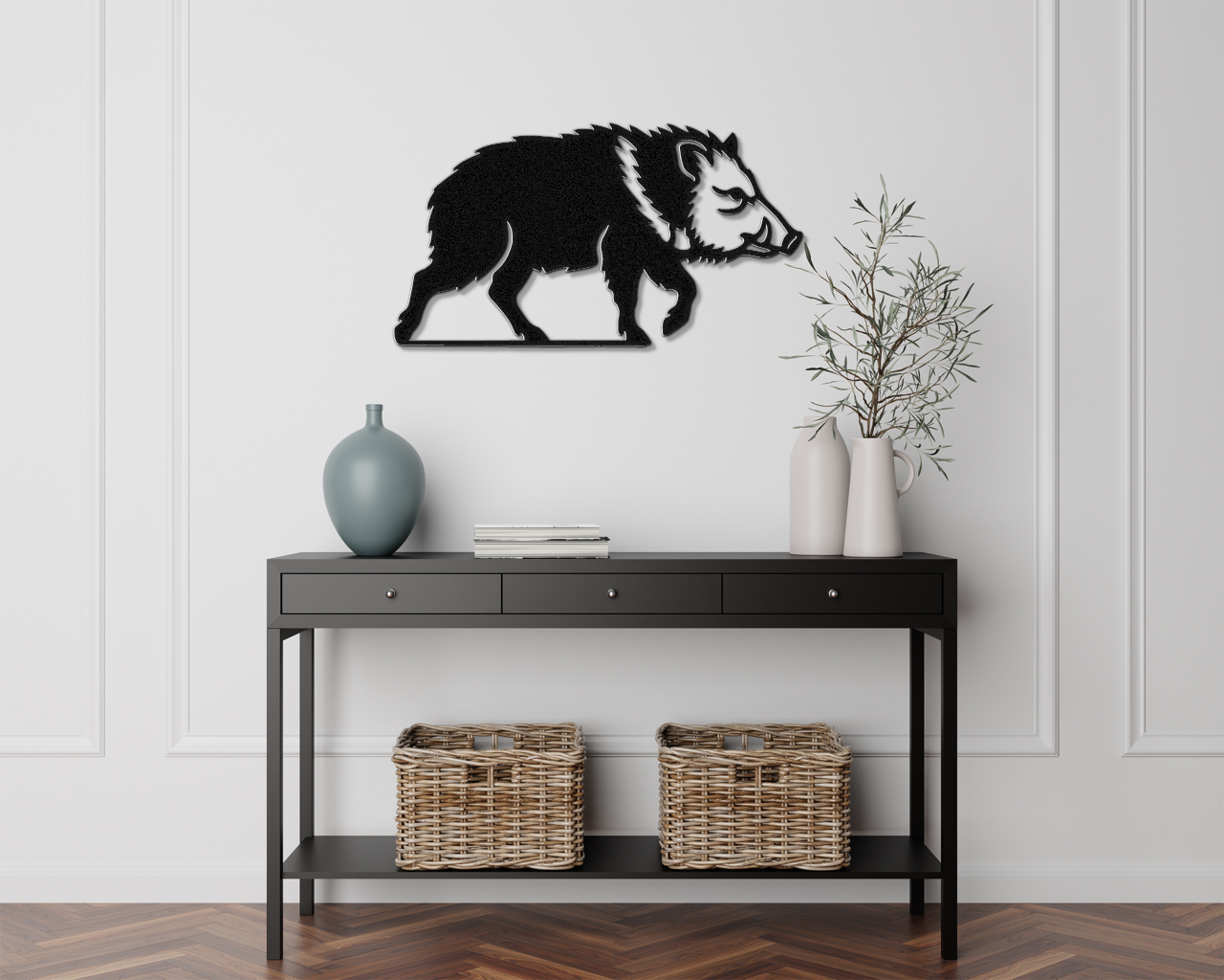 Javelina Metal Wall Art