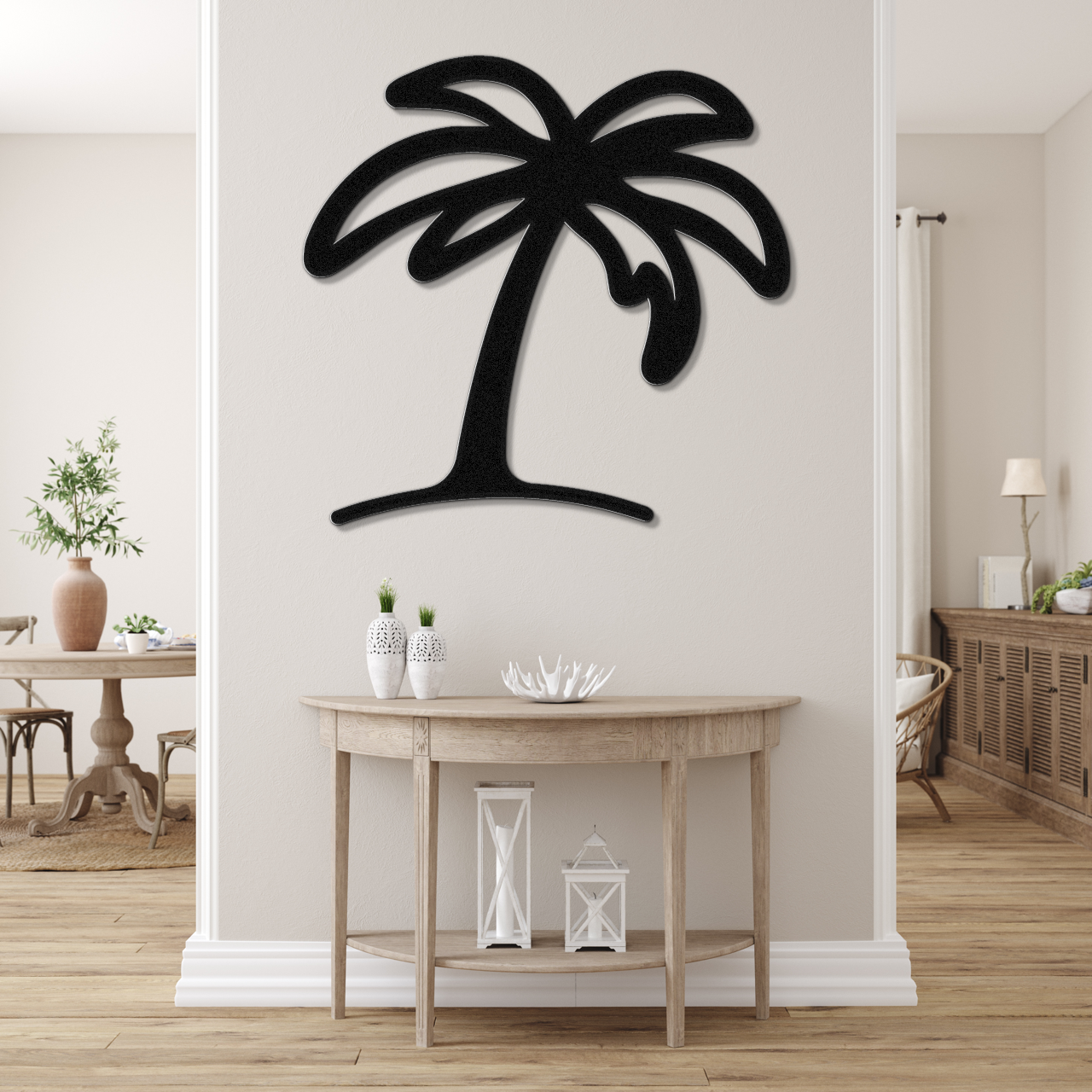 Palm Tree Metal Wall Art