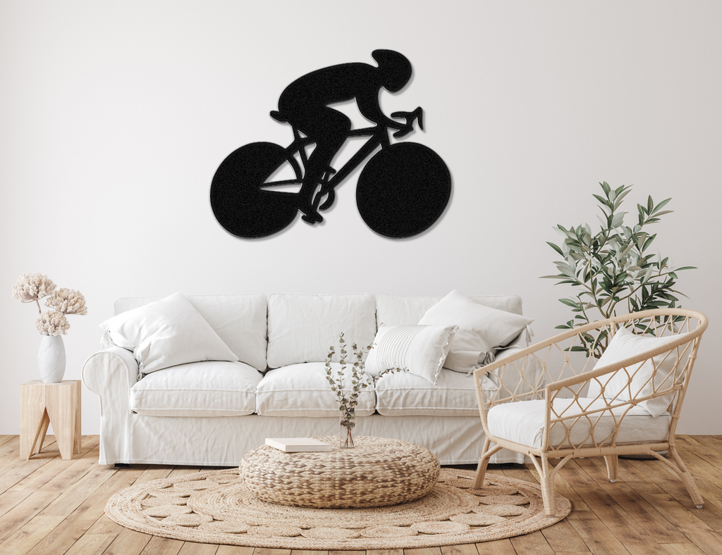 Cycling Metal Wall Art