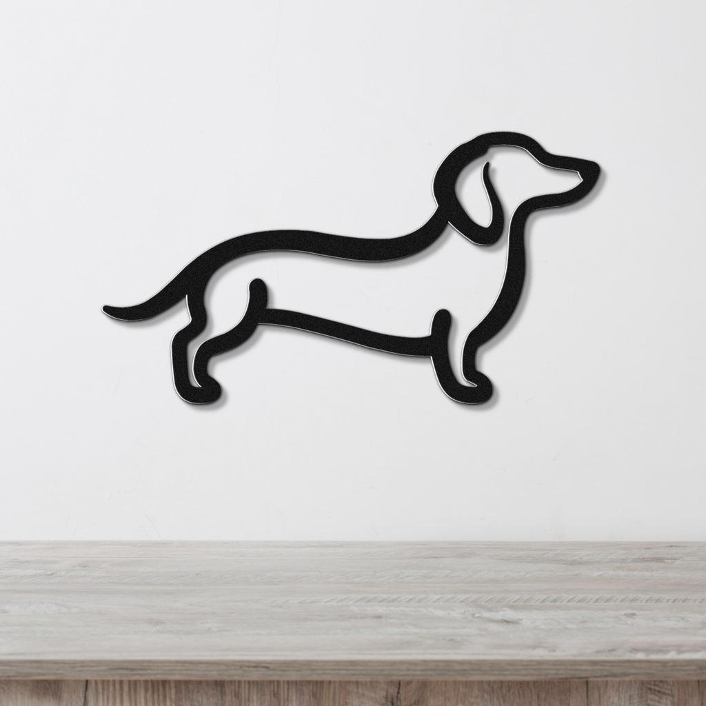 Dachshund Metal Wall Art