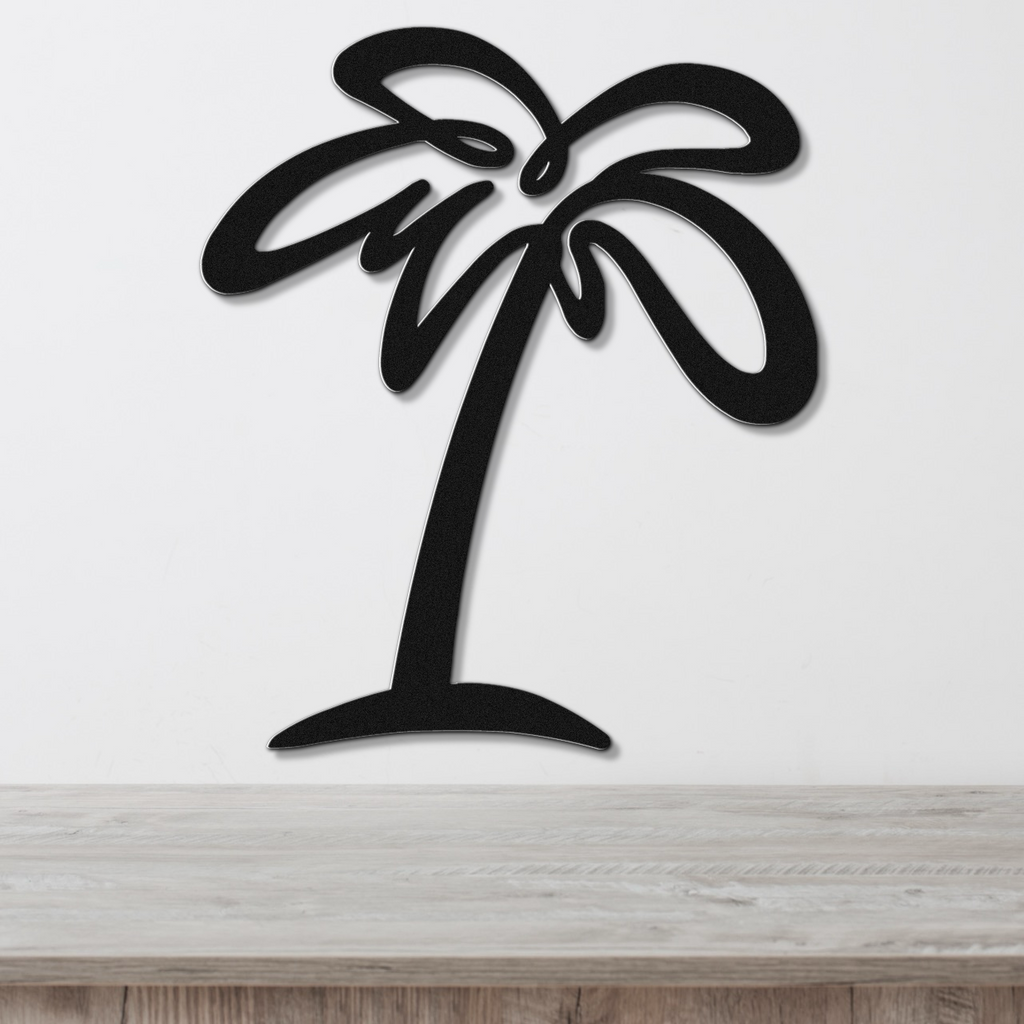 Palm Tree Metal Wall Art