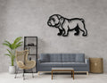 Bulldog Metal Wall Art