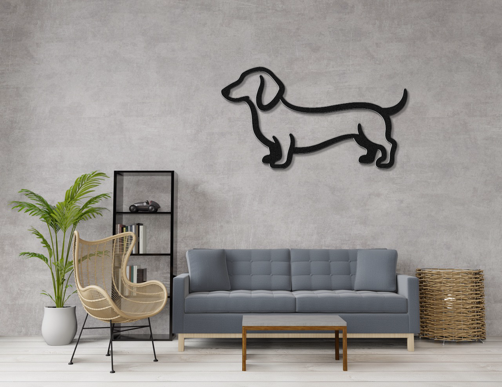 Dachshund Metal Wall Art