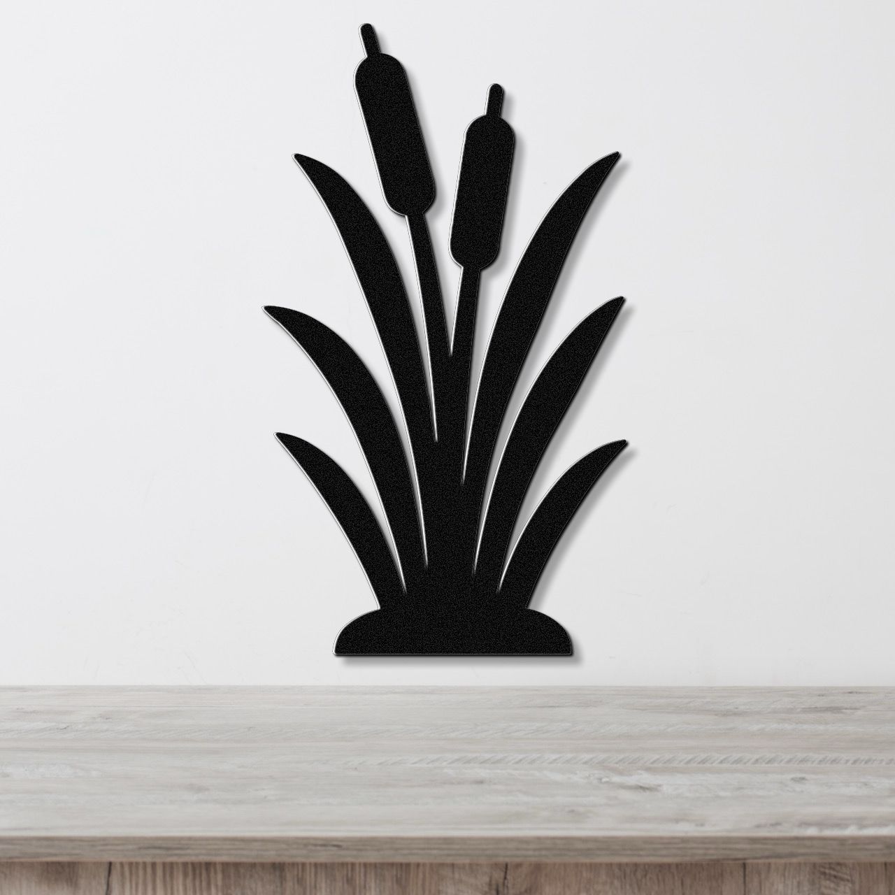 Cattail Metal Wall Art