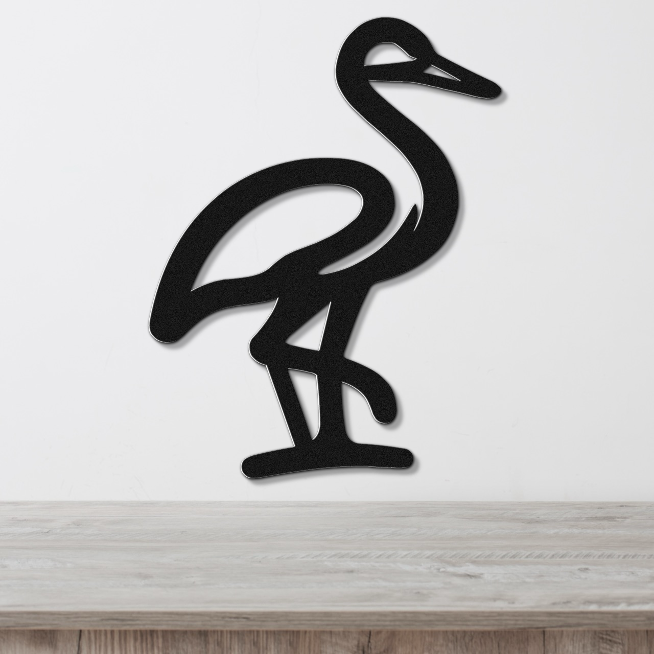 Crane Metal Wall Art