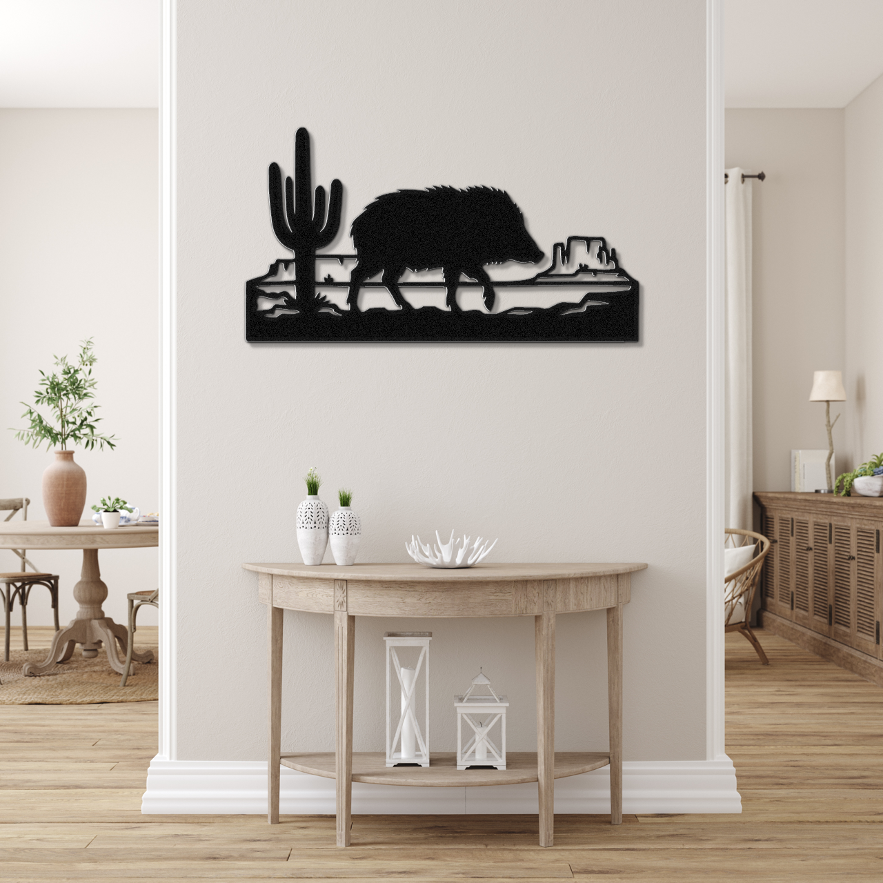 Javelina Metal Wall Art