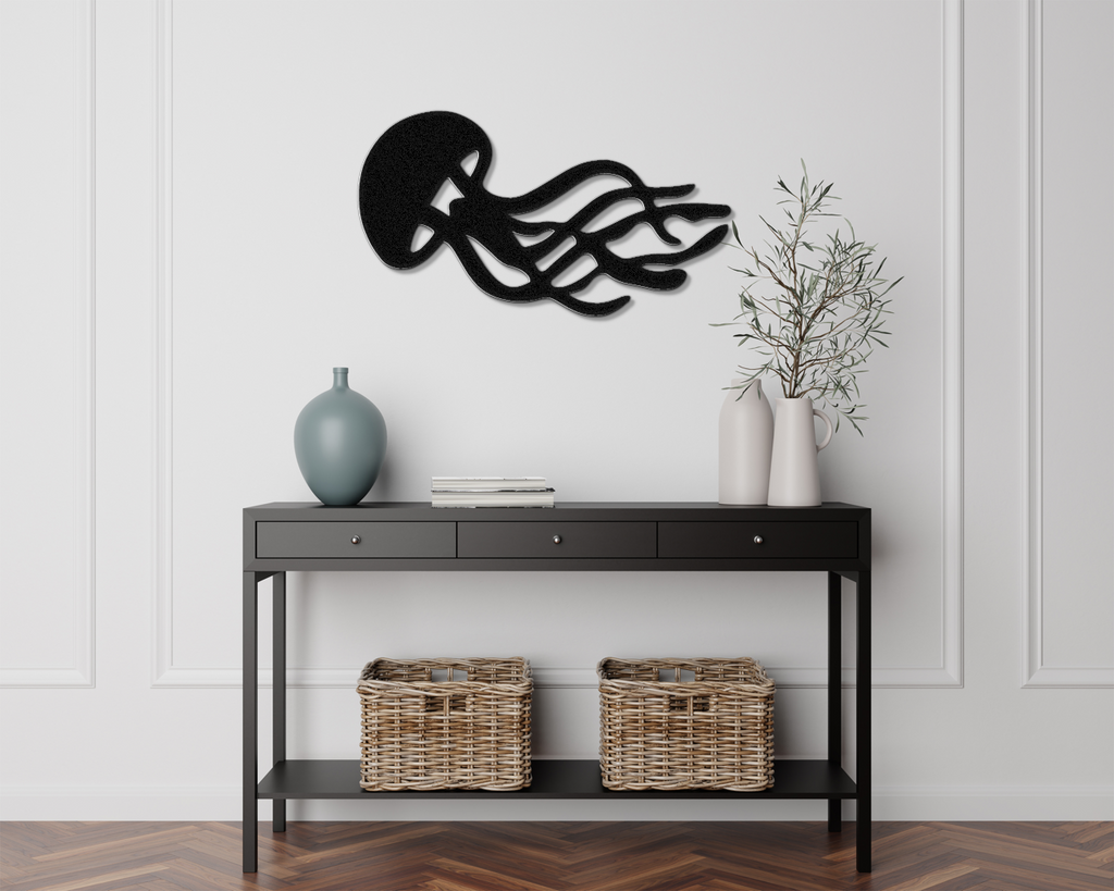 Jellyfish Metal Wall Art