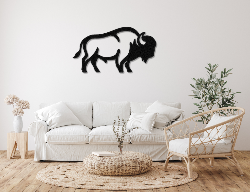Buffalo Metal Wall Art