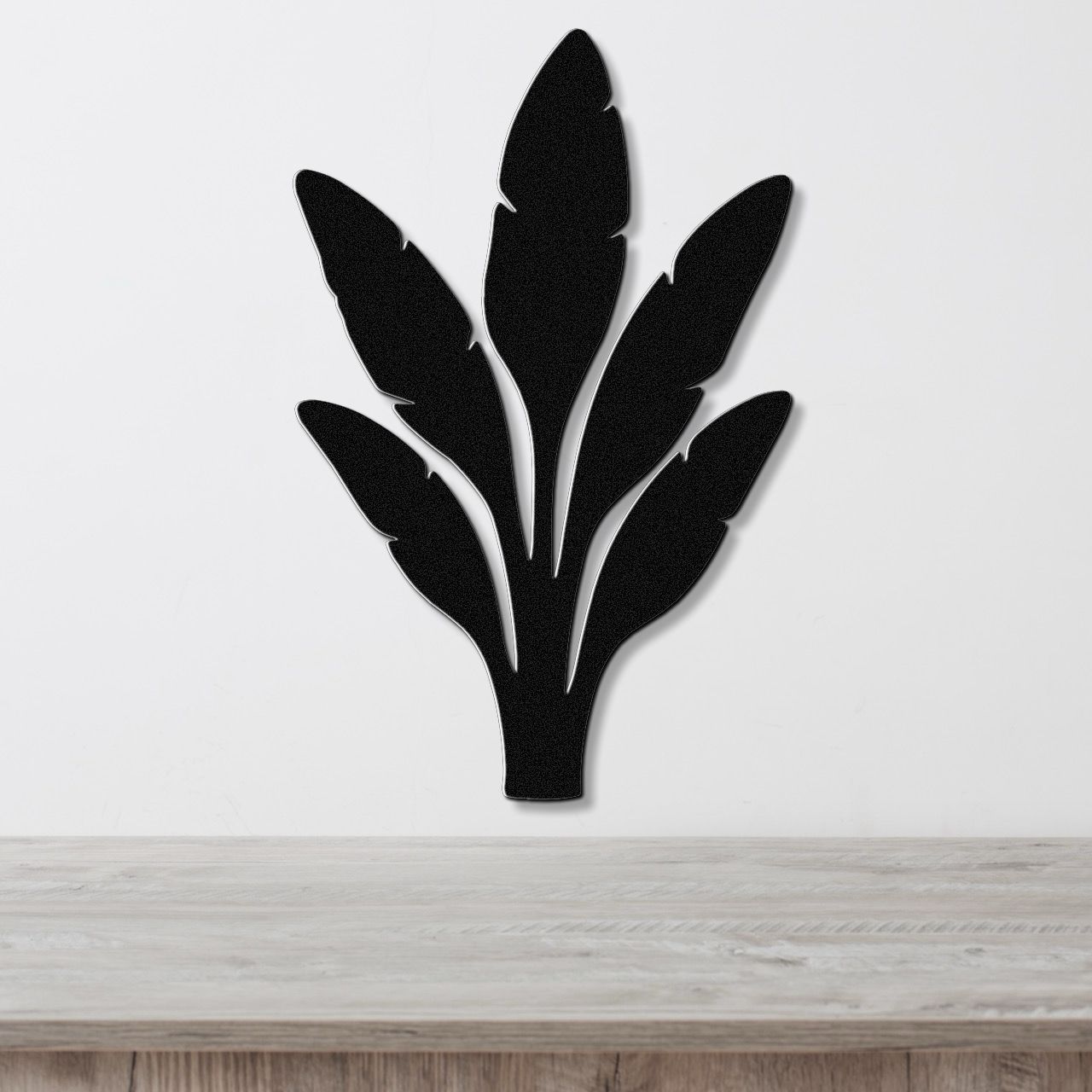Banana Plant Metal Wall Art