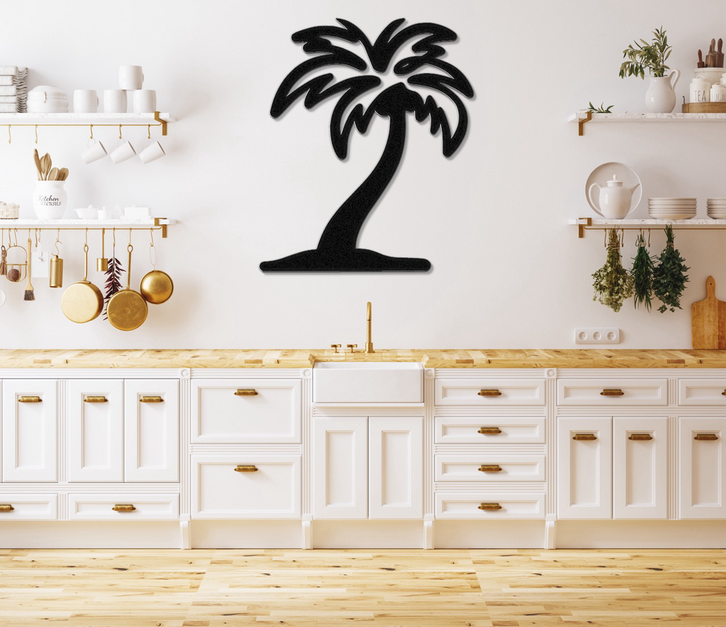 Palm Tree Metal Wall Art