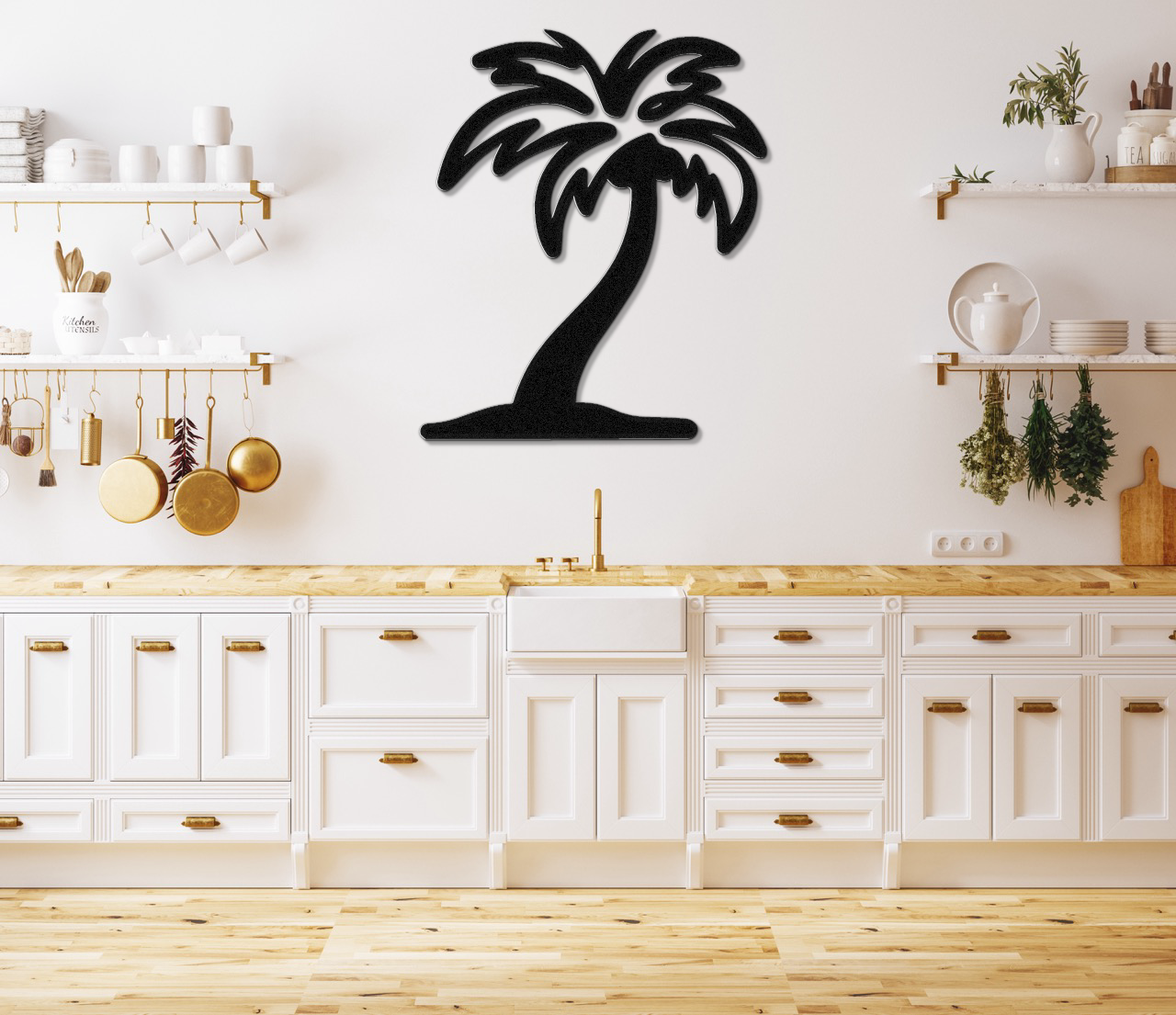 Palm Tree Metal Wall Art