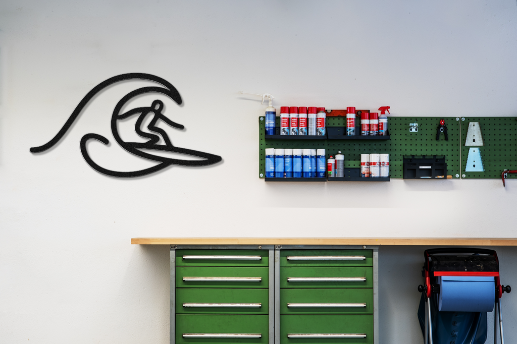 Surfer Metal Wall Art