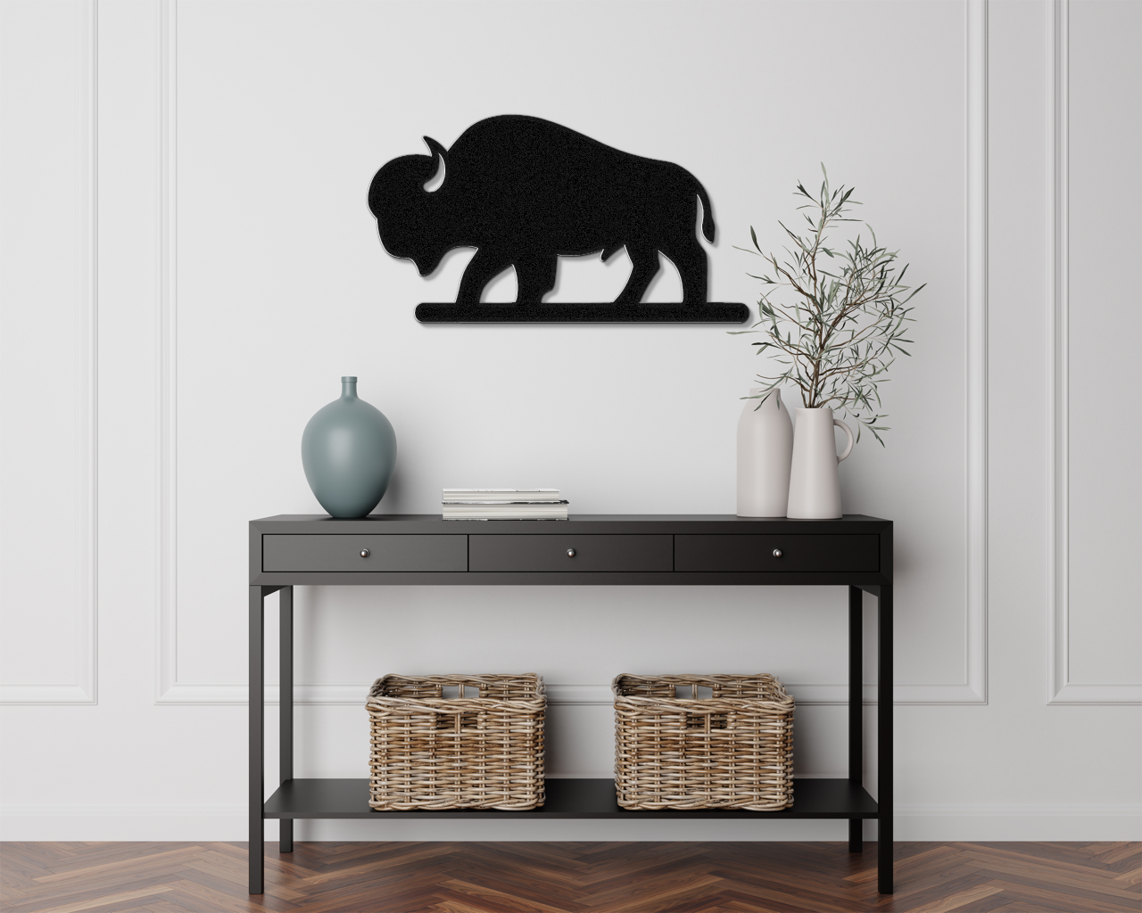 Buffalo Metal Wall Art