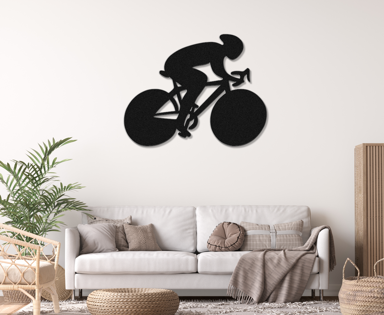 Cycling Metal Wall Art