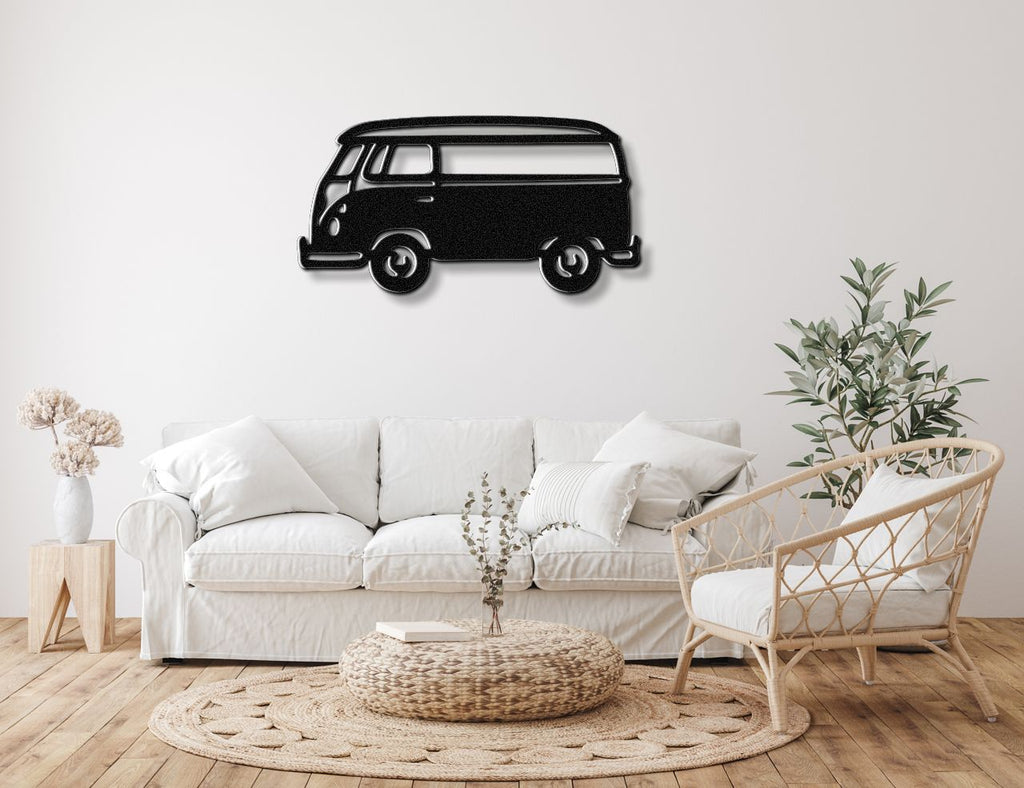 Vintage Van Metal Wall Art