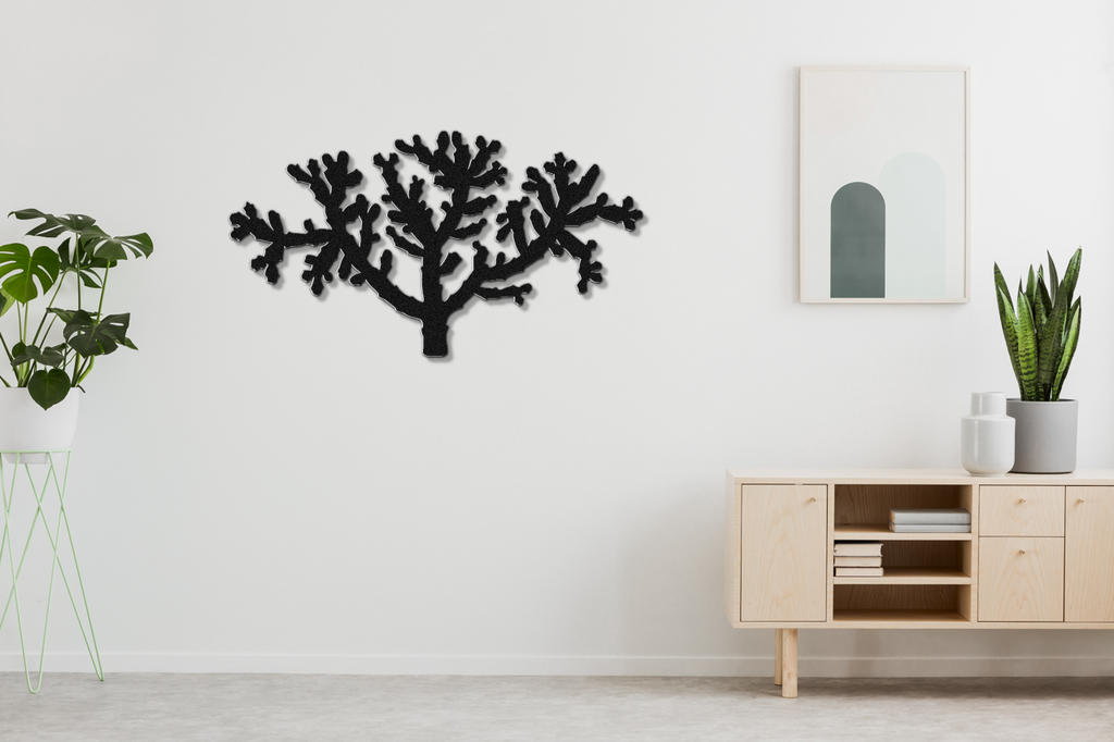Cholla Cactus Metal Wall Art