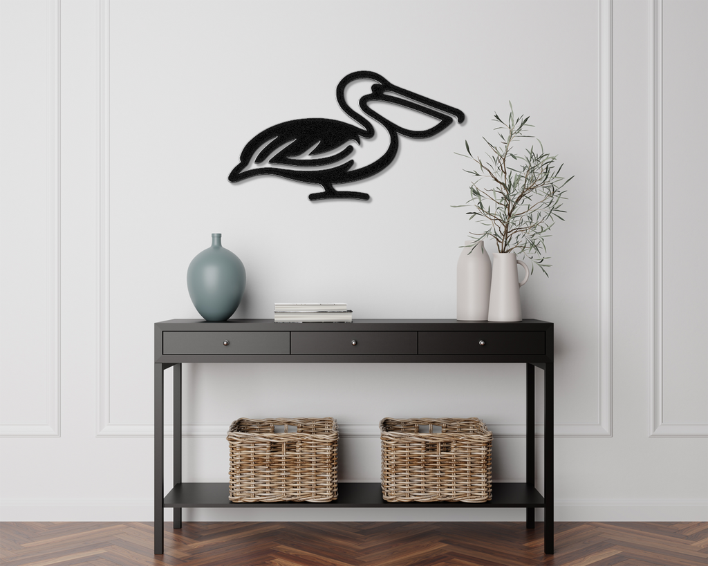 Pelican Metal Wall Art