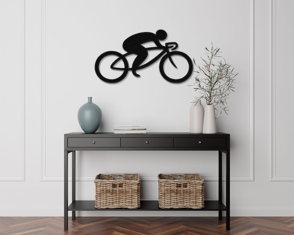 Cycling Metal Wall Art
